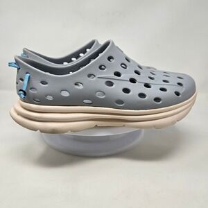 Kane Revive Active Recovery Shoes Light Blue Cream Perforated Slip On Sneakers